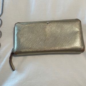Gold Kate Spade Wallet